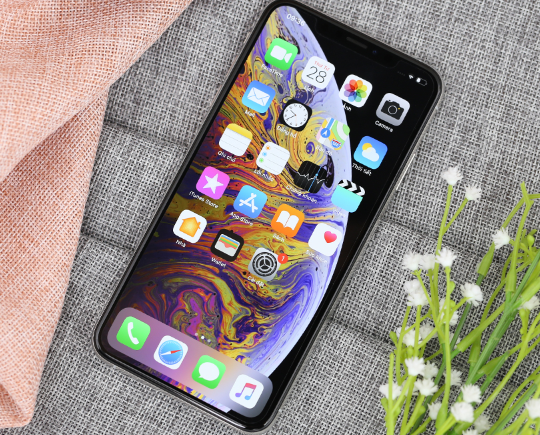 loi iphone xs max loan cam ung