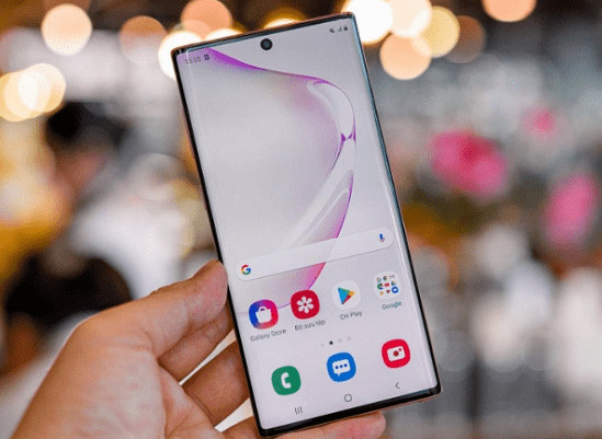 samsung note 10 dom man hinh
